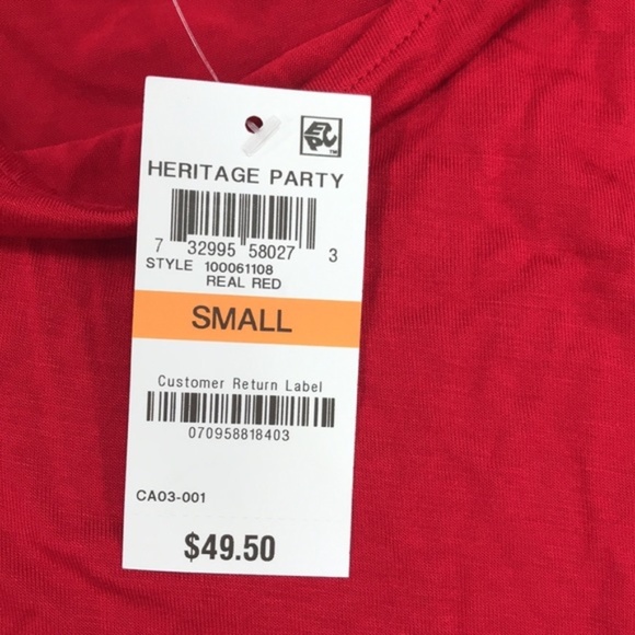 Inc Ruffled Cold-Shoulder Top - Picture 4 of 5